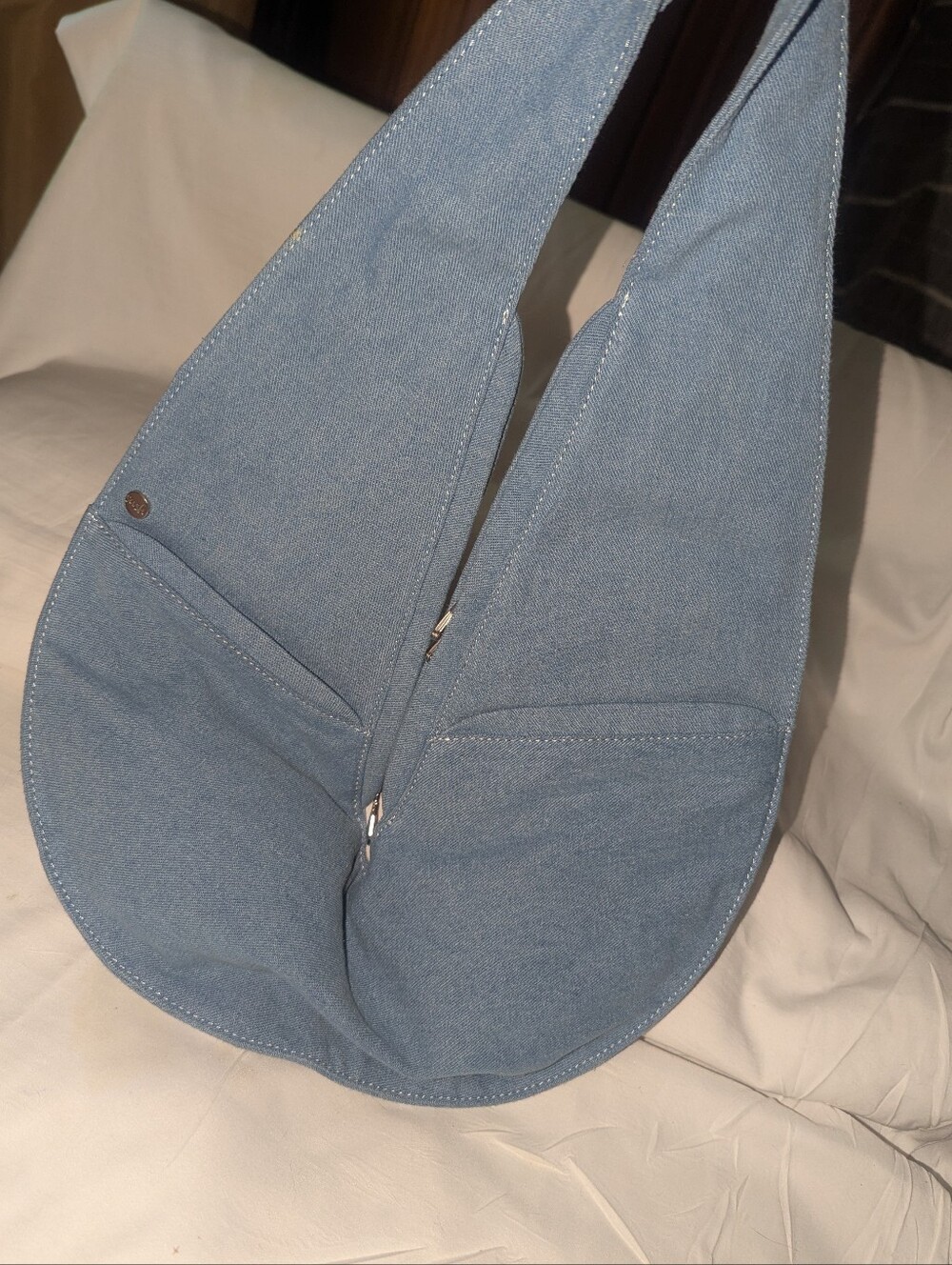 Sash Classic Denim-Style Ergonomic Crossbody Sling Bag